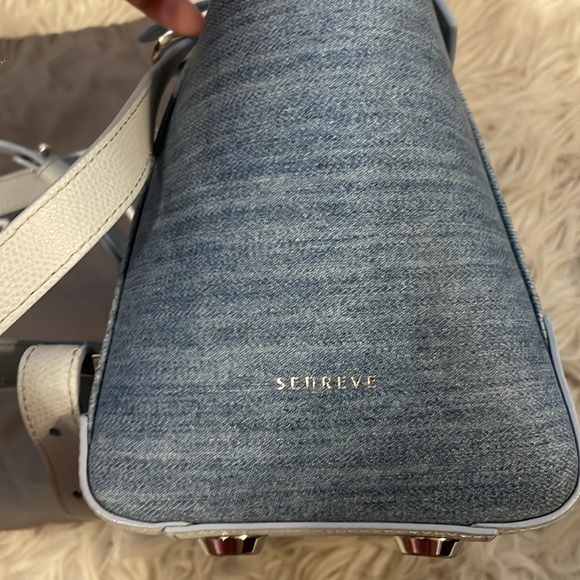 Senreve denim and light blue Chambray Maestra bag - Picture 5 of 8